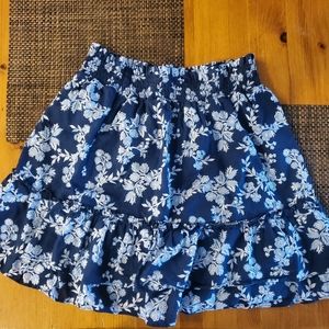 J Crew Teired Ruffle skirt